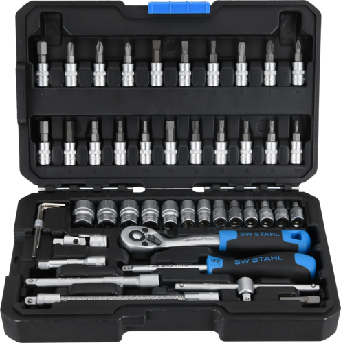 Steckschlüsselsatz, 1/4", 48-teilig